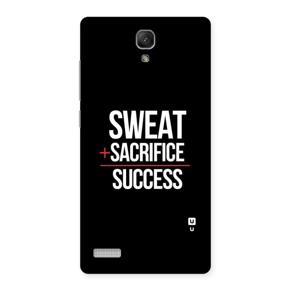 Sweat Sacrifice Success Back Case for Redmi Note