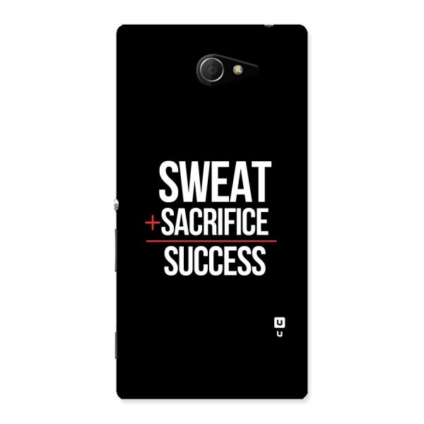 Sweat Sacrifice Success Back Case for Sony Xperia M2