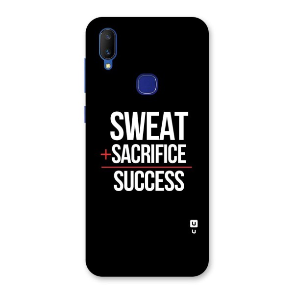 Sweat Sacrifice Success Back Case for Vivo V11