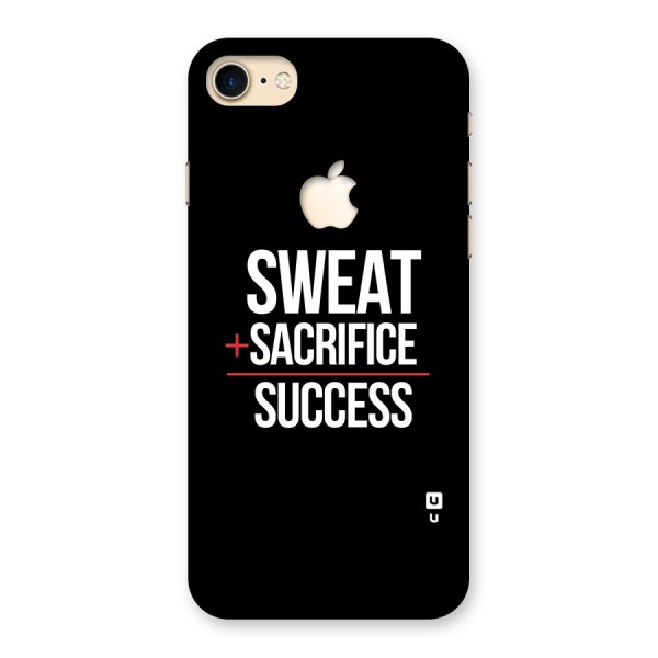 Sweat Sacrifice Success Back Case for iPhone 7 Apple Cut