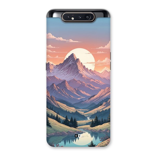 Sweet Evening Back Case for Galaxy A80