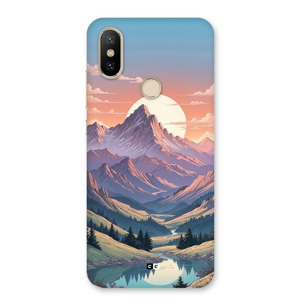 Sweet Evening Back Case for Mi A2