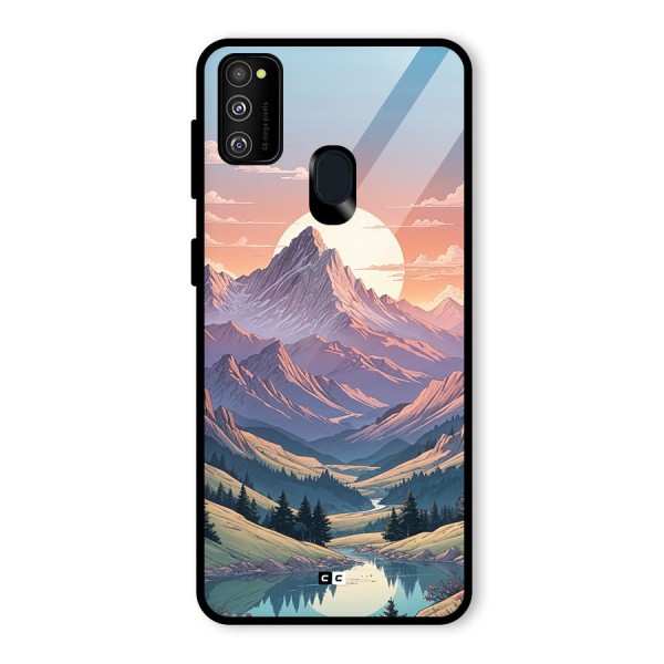 Sweet Evening Glass Back Case for Galaxy M30s