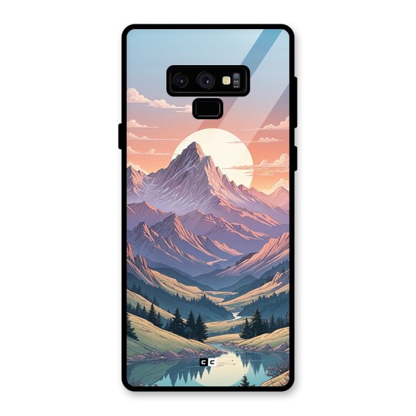 Sweet Evening Glass Back Case for Galaxy Note 9