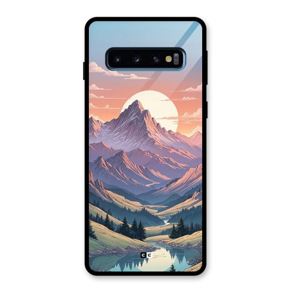 Sweet Evening Glass Back Case for Galaxy S10