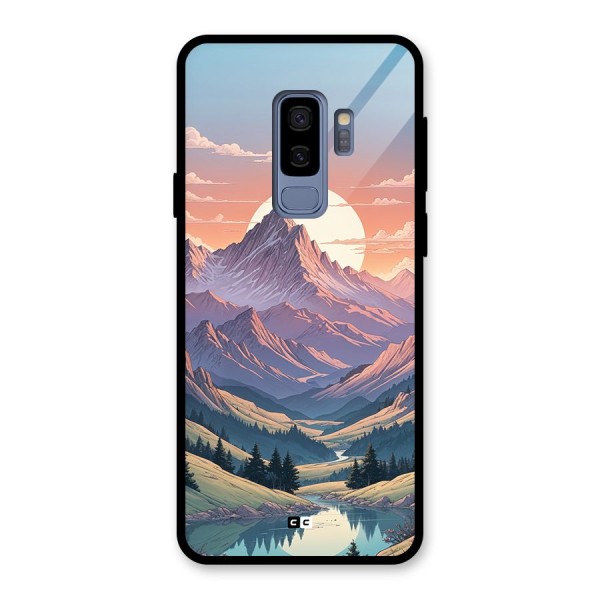 Sweet Evening Glass Back Case for Galaxy S9 Plus