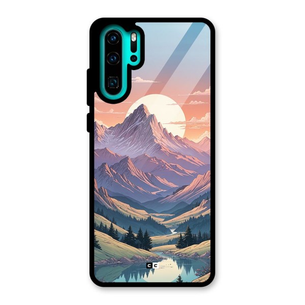 Sweet Evening Glass Back Case for Huawei P30 Pro