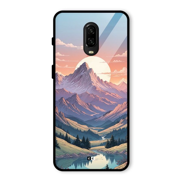 Sweet Evening Glass Back Case for OnePlus 6T