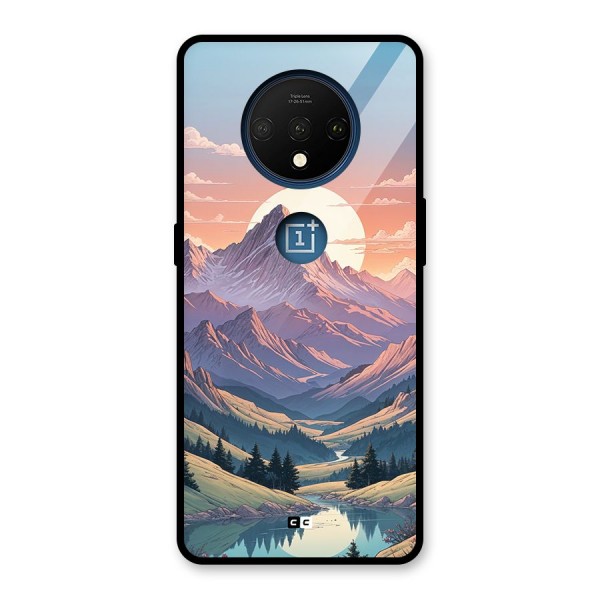 Sweet Evening Glass Back Case for OnePlus 7T