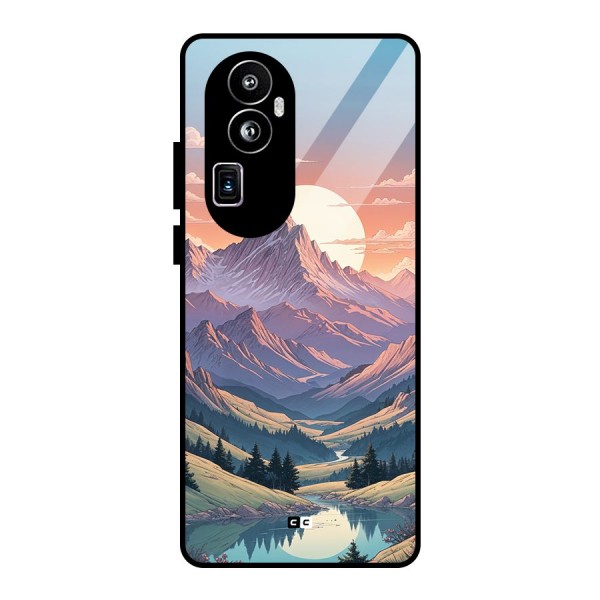 Sweet Evening Glass Back Case for Oppo Reno10 Pro Plus