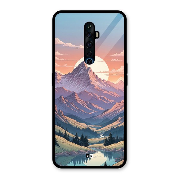 Sweet Evening Glass Back Case for Oppo Reno2 F