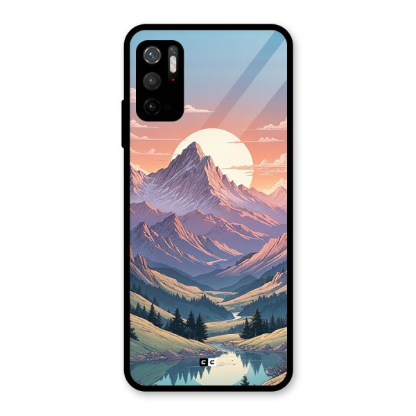 Sweet Evening Glass Back Case for Poco M3 Pro 5G