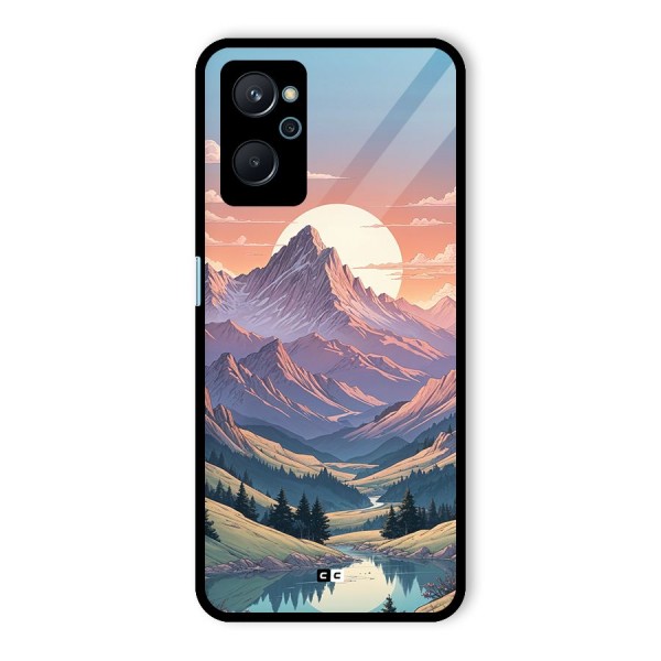 Sweet Evening Glass Back Case for Realme 9i