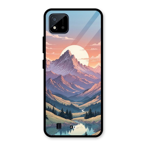 Sweet Evening Glass Back Case for Realme C11 2021