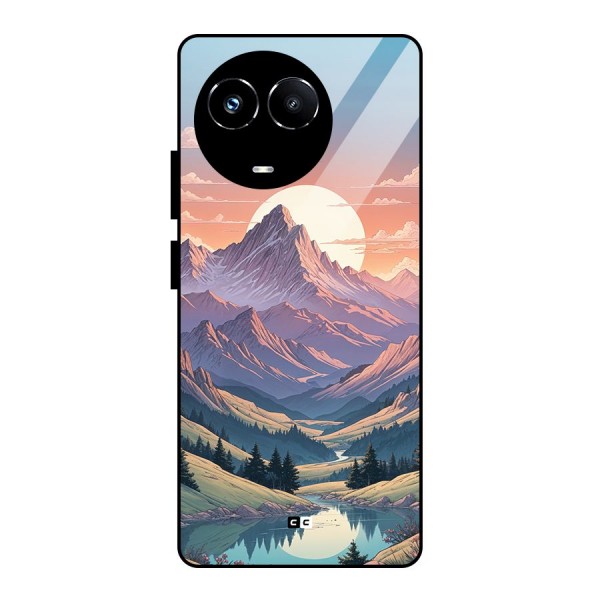 Sweet Evening Glass Back Case for Realme Narzo 60X