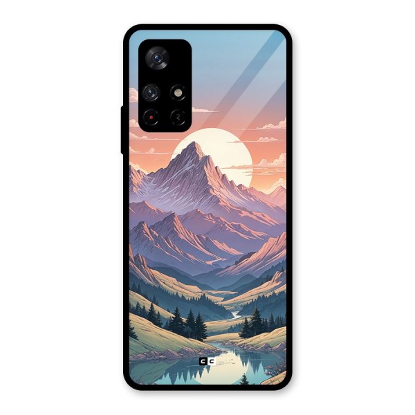 Sweet Evening Glass Back Case for Redmi Note 11T 5G