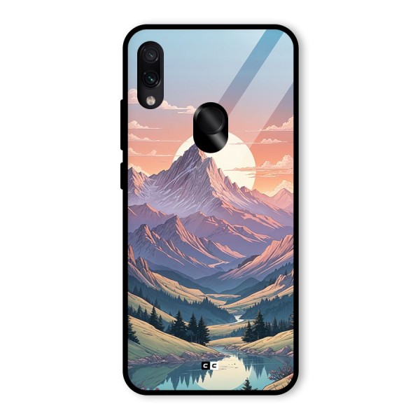 Sweet Evening Glass Back Case for Redmi Note 7