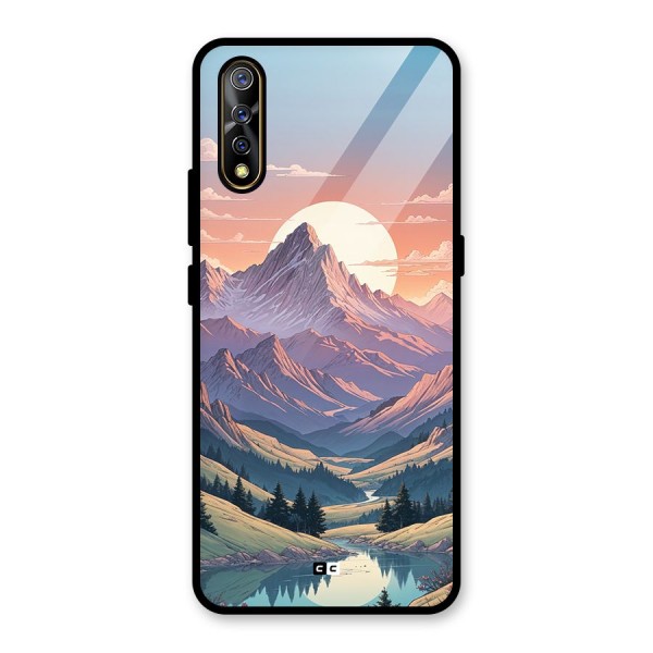 Sweet Evening Glass Back Case for Vivo Z1x