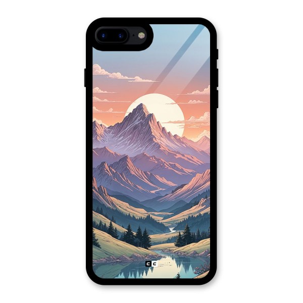 Sweet Evening Glass Back Case for iPhone 8 Plus