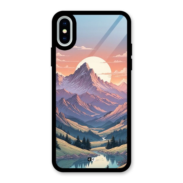 Sweet Evening Glass Back Case for iPhone X