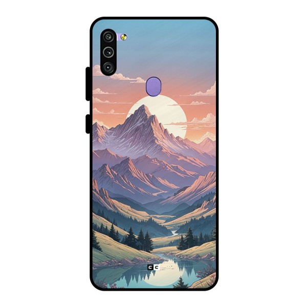 Sweet Evening Metal Back Case for Galaxy M11