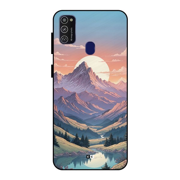 Sweet Evening Metal Back Case for Galaxy M30s