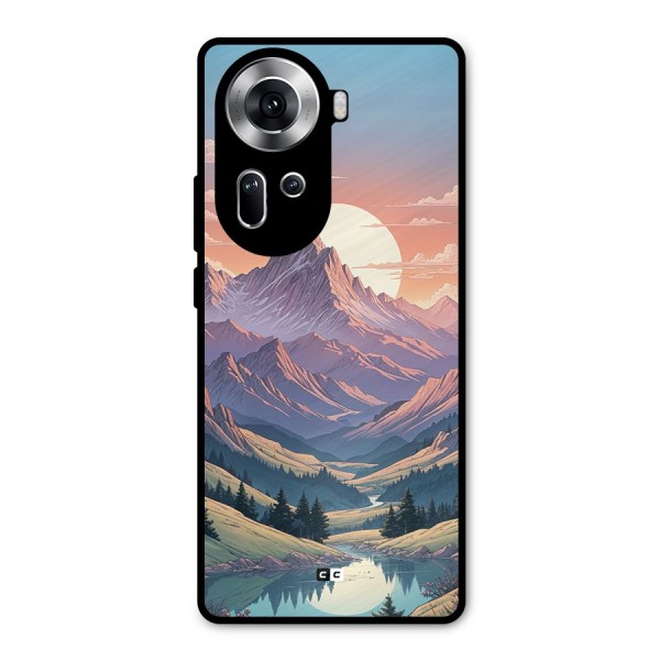 Sweet Evening Metal Back Case for Oppo Reno11 5G