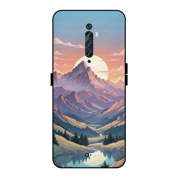 Sweet Evening Metal Back Case for Oppo Reno2 F