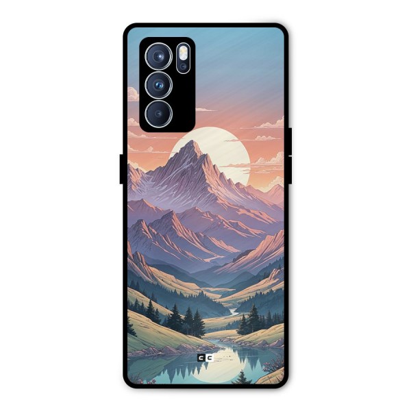 Sweet Evening Metal Back Case for Oppo Reno6 Pro 5G