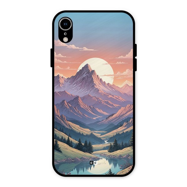 Sweet Evening Metal Back Case for iPhone XR