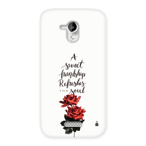 Sweet Friendship Back Case for Canvas HD A116