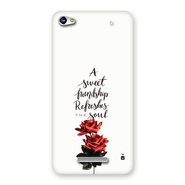 Sweet Friendship Back Case for Canvas Hue 2 A316