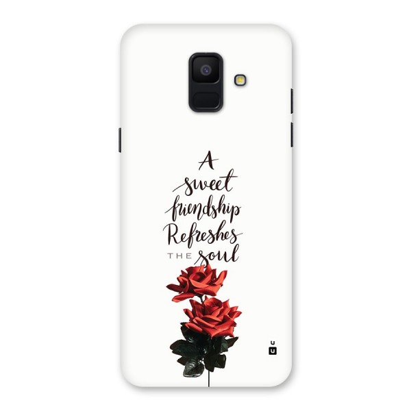 Sweet Friendship Back Case for Galaxy A6 (2018)