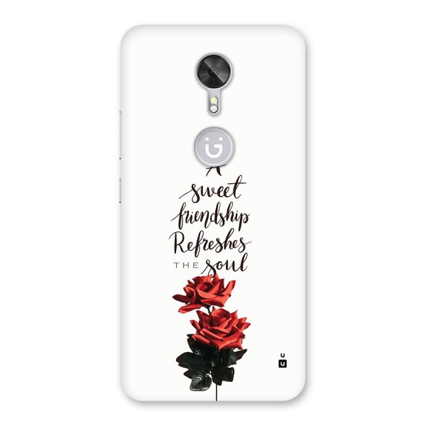 Sweet Friendship Back Case for Gionee A1