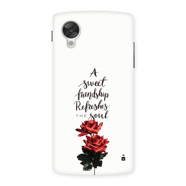 Sweet Friendship Back Case for Google Nexus 5