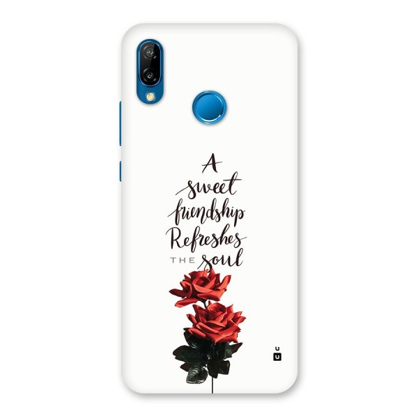 Sweet Friendship Back Case for Huawei P20 Lite