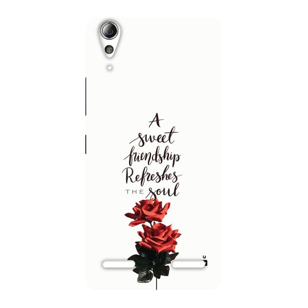 Sweet Friendship Back Case for Lenovo A6000