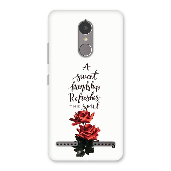 Sweet Friendship Back Case for Lenovo K6 Power