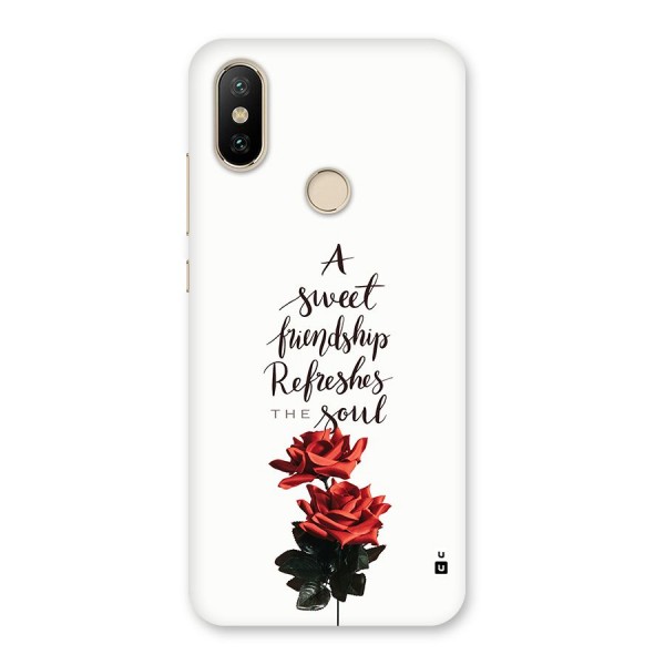 Sweet Friendship Back Case for Mi A2