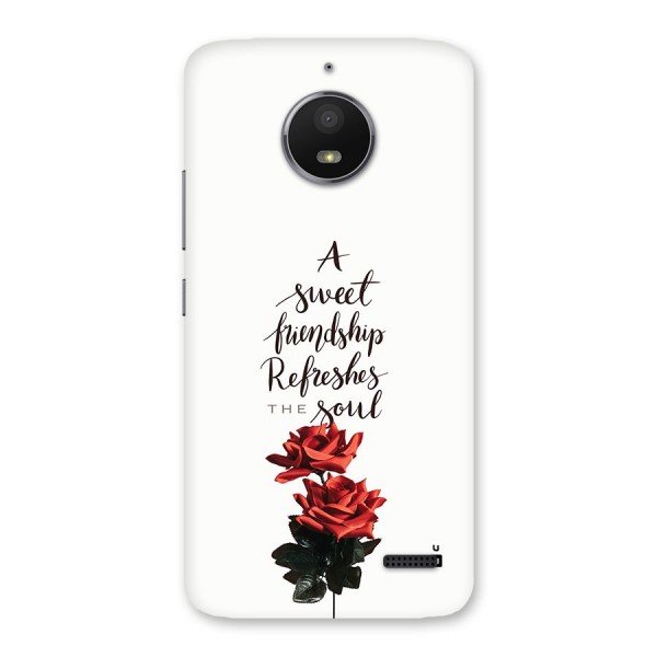 Sweet Friendship Back Case for Moto E4