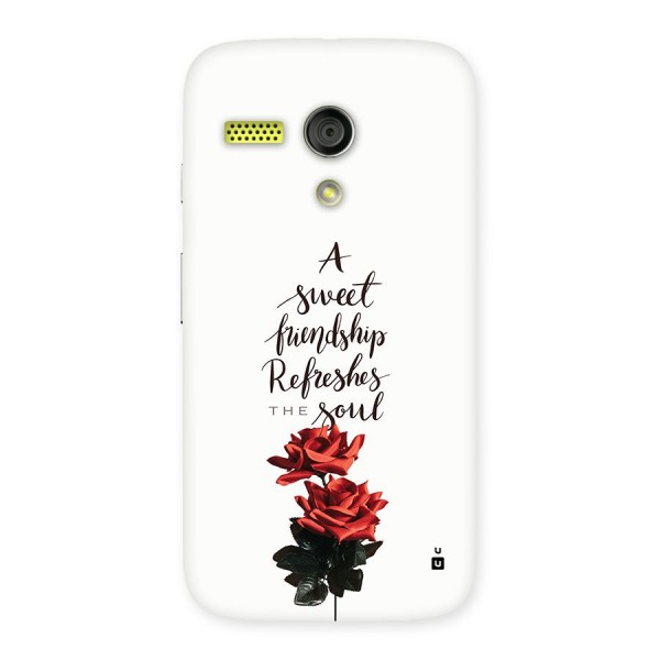 Sweet Friendship Back Case for Moto G