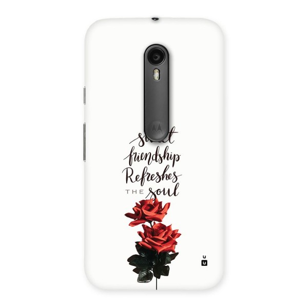 Sweet Friendship Back Case for Moto G3