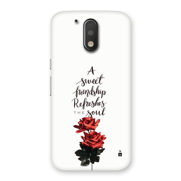 Sweet Friendship Back Case for Moto G4