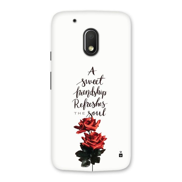 Sweet Friendship Back Case for Moto G4 Play