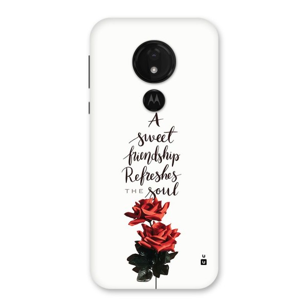 Sweet Friendship Back Case for Moto G7 Power