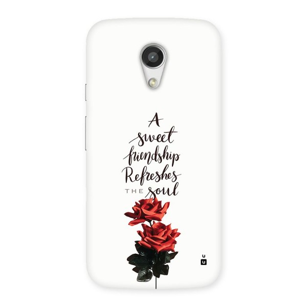 Sweet Friendship Back Case for Moto G 2nd Gen