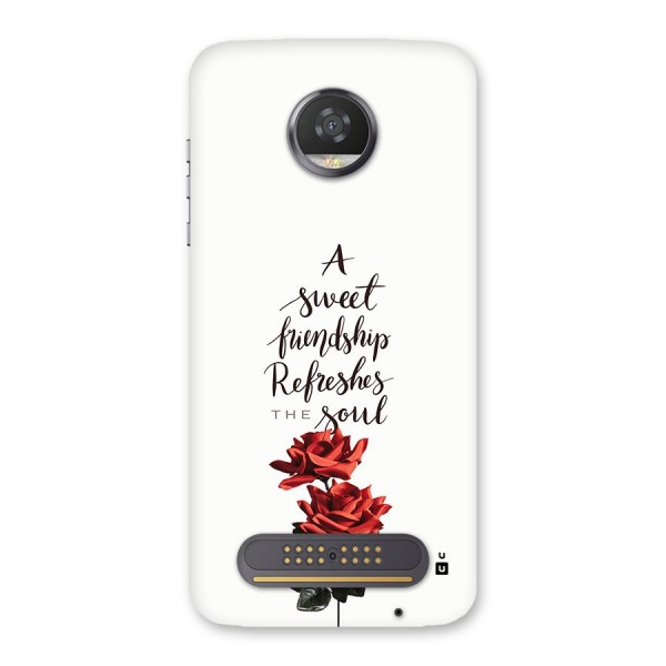 Sweet Friendship Back Case for Moto Z2 Play