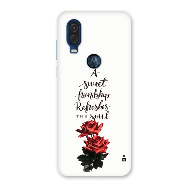 Sweet Friendship Back Case for Motorola One Vision