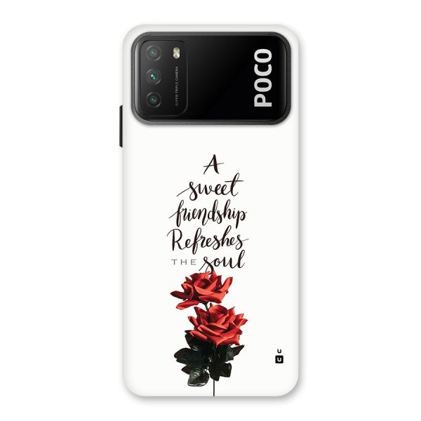 Sweet Friendship Back Case for Poco M3