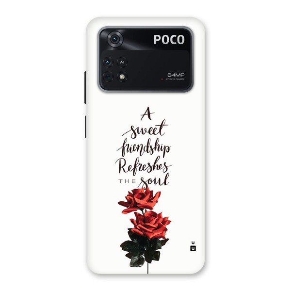 Sweet Friendship Back Case for Poco M4 Pro 4G